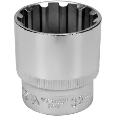 Головка торцевая spline 1/2" 6гр. 32мм L45мм CrV на держателе "Yato"