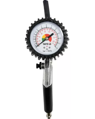 Пневмопистолет с манометром 0.8MPa для подкачки колёс  