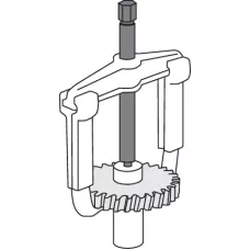 Съемник подшипников в труднодоступных местах (набор 12пр.) "Yato"