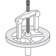 Съемник подшипников в труднодоступных местах (набор 12пр.) "Yato"