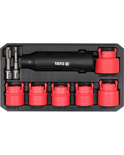 Набор нейлоновых головок и переходников для чистки от ржавчины колесных винтов и шпилек 