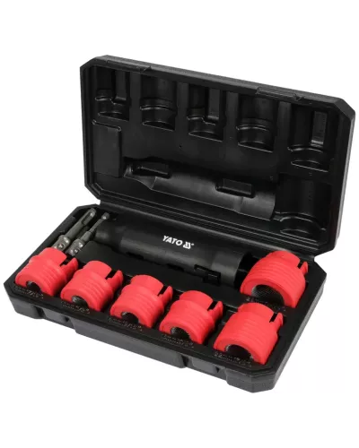 Набор нейлоновых головок и переходников для чистки от ржавчины колесных винтов и шпилек 