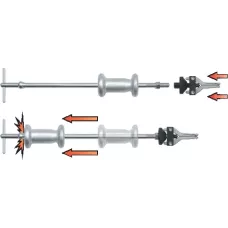 Съёмник подшипников инерционный (5пр) "Yato"