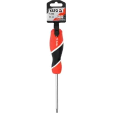 Отвертка магнитная T25х100мм c отверстием S2 HRC58 "Yato"