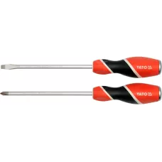 Отвертки ударные (набор 2пр.) CrV6150 HRC52 "Yato"