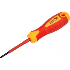 Отвёртка изолированная PH0х60мм (1000V) "Yato"