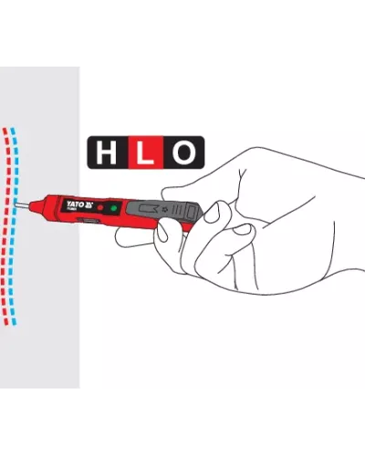 Пробник-отвертка индикаторная LCD 