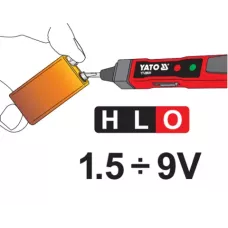 Пробник-отвертка индикаторная LCD "Yato"