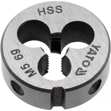 Плашка  М5х0.8 20х7мм HSS M2 "Yato"