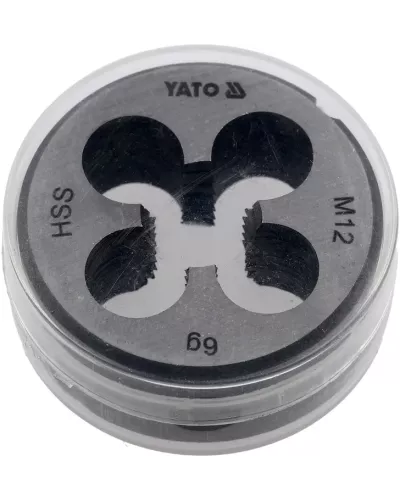 Плашка М12х1.75 38х14мм HSS M2 