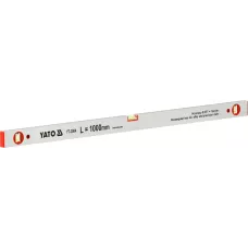 Уровень алюминиевый 1000мм 3 гл., толщ. 1,5мм (бытовой)