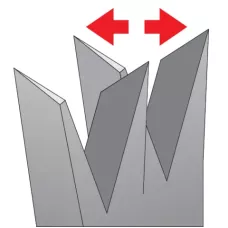 Пила ножовка по дереву 400мм 3-х стор. заточка "Yato"