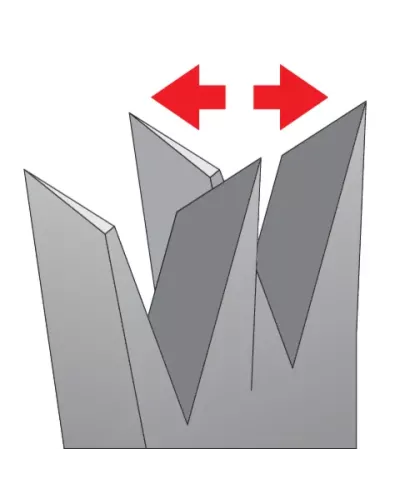 Пила ножовка по дереву 450мм 3-х стор. заточка 