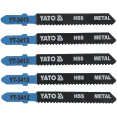 Полотна для электролобзика по металлу 50x75x1,0мм 12TPI (5шт) "Yato"