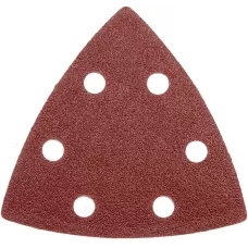 Треугольная шлифовальная бумага на тканевой основе 90мм P80 (10шт) "Yato"