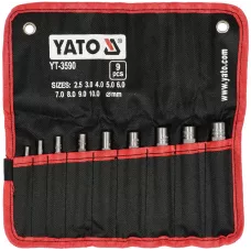 Пробойники для кожи 2,5-10мм (набор 9шт.) "Yato"