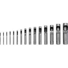 Пробойники для кожи 2,0-22мм (набор 15шт) "Yato"