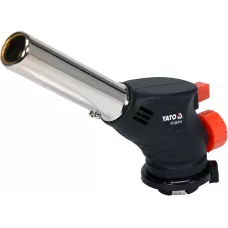 Горелка газовая на цанговый баллон с пьезоподжигом 1000С, 1,0 кВт, 73 г/ч "Yato"