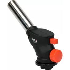 Горелка газовая на цанговый баллон с пьезоподжигом 1000С, 1,0 кВт, 73 г/ч "Yato"