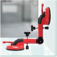 Стеклодержатель алюминиевый угловой на 2 присоски 118мм, 50кг "Yato"