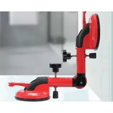 Стеклодержатель алюминиевый угловой на 2 присоски 118мм, 50кг "Yato"