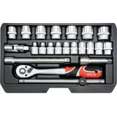 Набор инструмента  3/8" (22пр.) CrV "Yato"