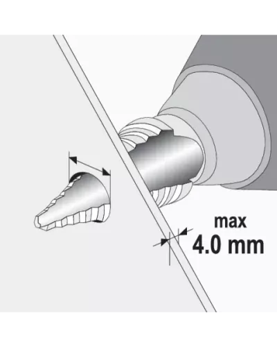 Сверла по металлу ступенчатые 4-38мм HSS 4241 (набор 3пр.) 