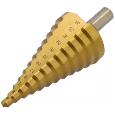 Сверло по металлу ступенчатое  6-38мм HSS-TiN "Yato"