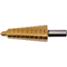 Сверло по металлу ступенчатое  6-20мм HSS-TiN "Yato"