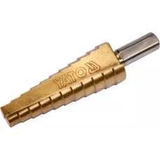 Сверло по металлу ступенчатое 10-20мм HSS-TiN "Yato"