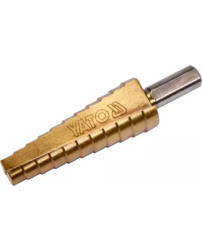 Сверло по металлу ступенчатое 10-20мм HSS-TiN 