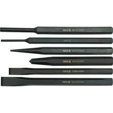 Зубила и пробойники (набор  6шт.) CrV "Yato"