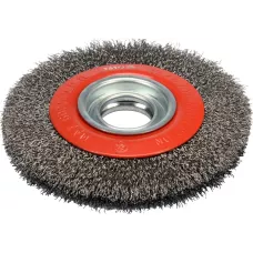 Щётка-крацовка торцевая мягкая 150х32мм INOX "Yato"