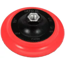 Насадка резиновая шлифовальная 125мм М14 с липучкой "Yato"