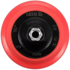 Насадка резиновая шлифовальная 125мм М14 с липучкой "Yato"