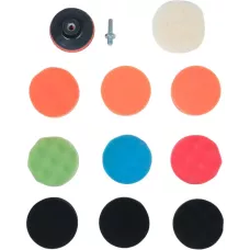 Набор полировочных губок  80мм, М10 (12шт) "Yato"