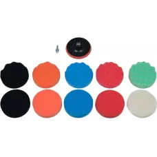 Набор полировочных губок 125мм, М14 (12шт) "Yato"