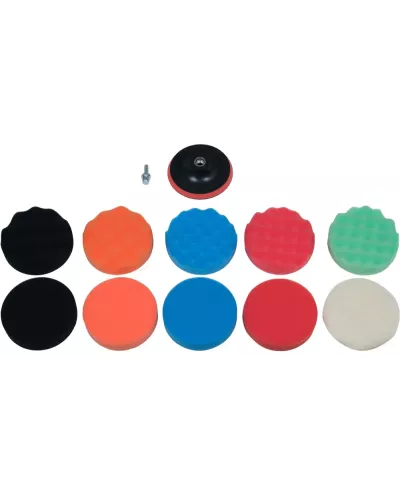 Набор полировочных губок 125мм, М14 (12шт) 