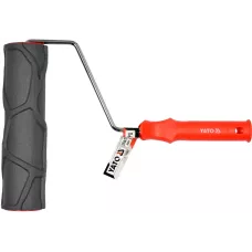 Валик структурный декоративный полиуретановый с ручкой 250х70мм. (каменная стена) "Yato"