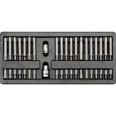 Биты TORX, HEX, SPLINE в футляре (40пр.) "Yato"