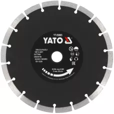 Круг алмазный  230x22.2x2.2мм (сегмент) "Yato"