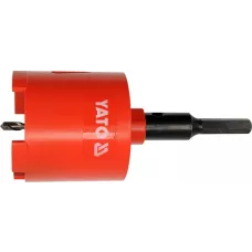 Cверло алмазное корончатое d82мм HEX "Yato"
