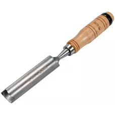 Стамеска полукруглая 25мм (деревянная ручка) "Yato"