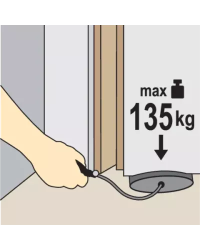 Подушка резиновая монтажная 150x160мм h50мм max 135кг. 