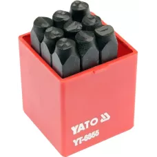 YT-6855 Клейма цифровые 9пр-8мм, YATO, 5906083968556 (CN)