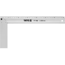 Угольник столярный  350мм Al "Yato"