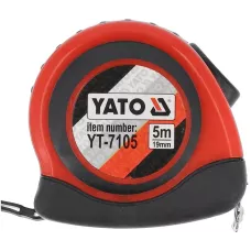 Рулетка с магнитом  5мх19мм "Yato"