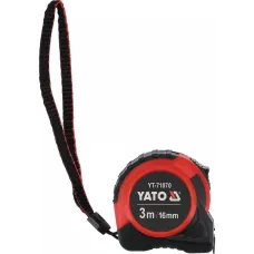 Рулетка 3мх16мм NYLON, ABS (бытовая) "Yato"