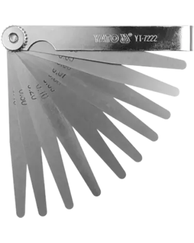 Щупы измерительные 0,02-1мм., L200мм (17шт) 