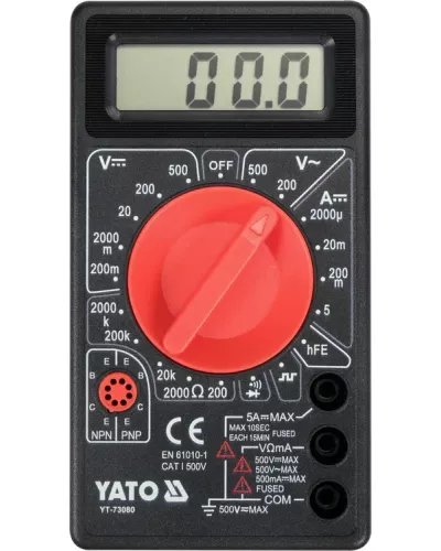 Цифровой  мультиметр 0-500V 